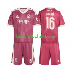 Real Madrid Ibrahima Konate 16 Barn Tredje Matchtröja 2026/27 Kortärmad