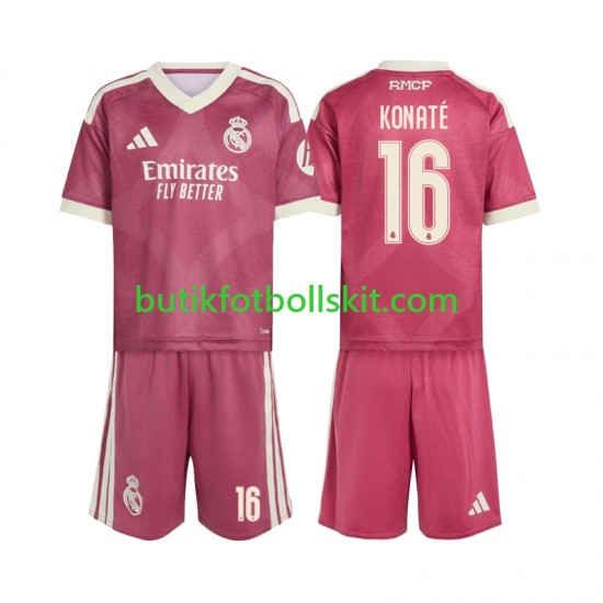 Real Madrid Ibrahima Konate 16 Barn Tredje Matchtröja 2026/27 Kortärmad