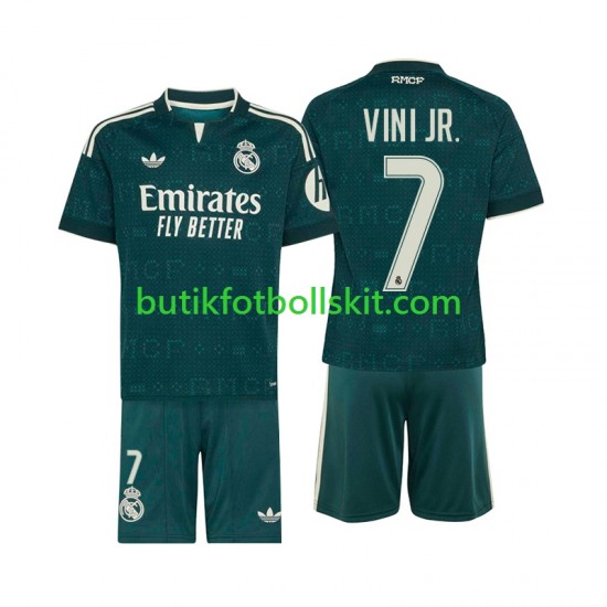 Real Madrid Vinicius Junior 7 Barn Borta Matchtröja 2026/27 Kortärmad