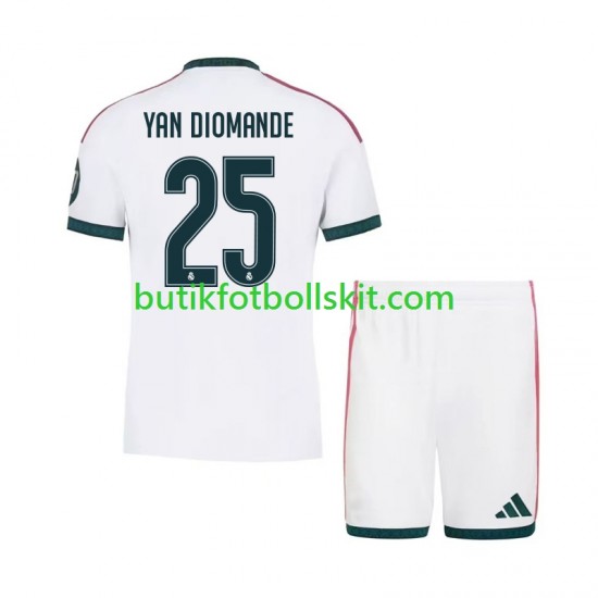 Real Madrid Yan Diomande 25 Barn Hemma Matchtröja 2026/27 Kortärmad