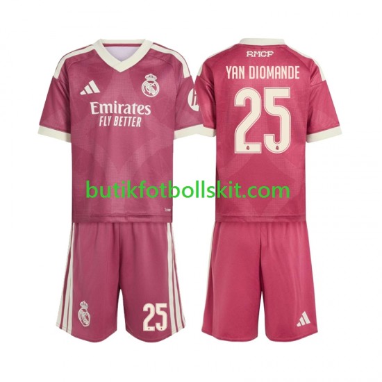 Real Madrid Yan Diomande 25 Barn Tredje Matchtröja 2026/27 Kortärmad
