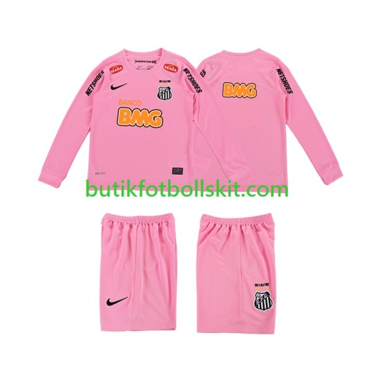 Santos 2012 2013 Retro Barn Fjärdes Matchtröja Långärmad
