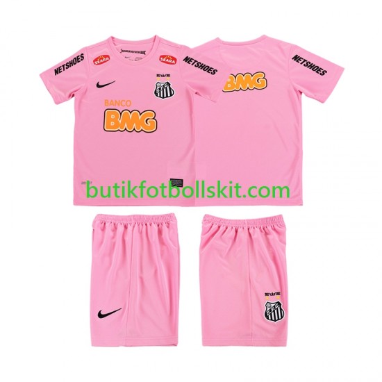 Santos 2012 2013 Retro Barn Fjärdes Matchtröja Kortärmad