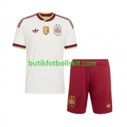 Spanien 2-star Barn Borta Matchtröja 2026/27 Kortärmad