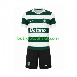 Sporting Lissabon Barn Hemma Matchtröja 2026/27 Kortärmad