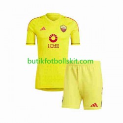 AS Roma Målvakt Barn Hemma Matchtröja 2023/24 Kortärmad