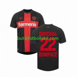 Bayer 04 Leverkusen Victor Boniface 22 Män Hemma Matchtröja 2023/24 Kortärmad