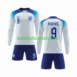 England Kane 9 Barn Hemma Matchtröja World Cup 2022 Långärmad