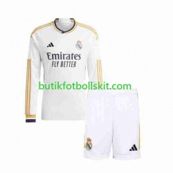 Real Madrid Barn Hemma Matchtröja 2023/24 Långärmad