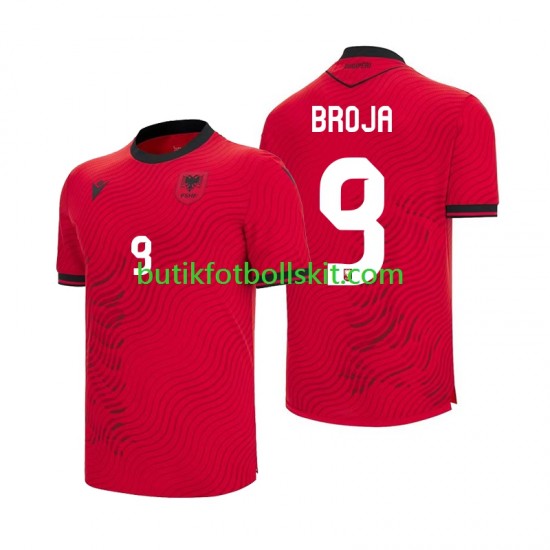 Albanien Armando Broja 9 Män Hemma Matchtröja World Cup 2026 Kortärmad