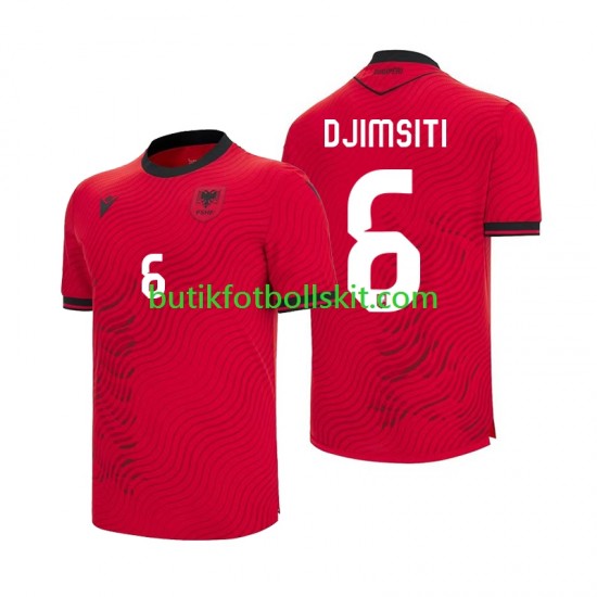 Albanien Berat Djimsiti 6 Män Hemma Matchtröja World Cup 2026 Kortärmad