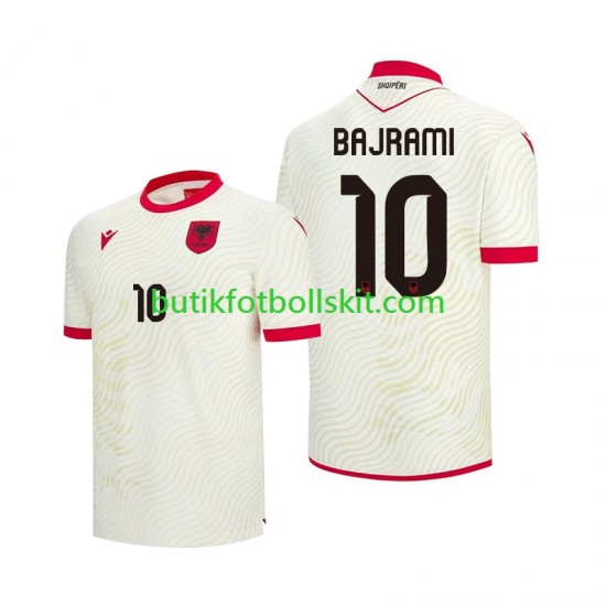 Albanien Nedim Bajrami 10 Män Borta Matchtröja World Cup 2026 Kortärmad