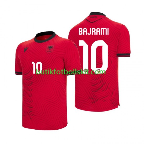 Albanien Nedim Bajrami 10 Män Hemma Matchtröja World Cup 2026 Kortärmad