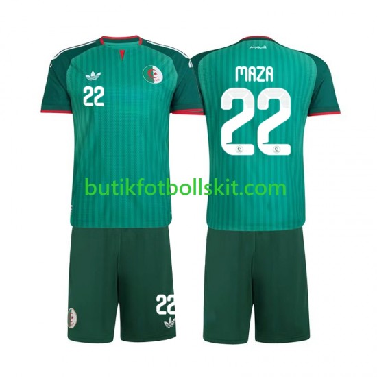 Algeriet Ibrahim Maza 22 Barn Borta Matchtröja 2026 Kortärmad