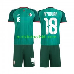 Algeriet Mohamed Amoura 18 Barn Borta Matchtröja 2026 Kortärmad Algeriet Mohamed Amoura 18 Barn Borta Matchtröja 2026 Kortärmad