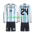 Argentina Enzo Fernandez 24 Barn Hemma Matchtröja World Cup 2026 Långärmad