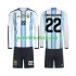 Argentina Franco Mastantuono 22 Barn Hemma Matchtröja World Cup 2026 Långärmad