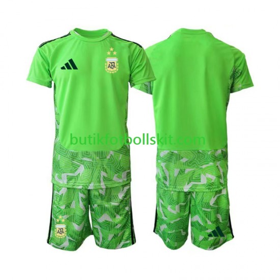 Argentina Målvakt Barn Tredje Matchtröja World Cup 2026 Kortärmad