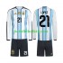 Argentina Jose Manuel Lopez 21 Barn Hemma Matchtröja World Cup 2026 Långärmad
