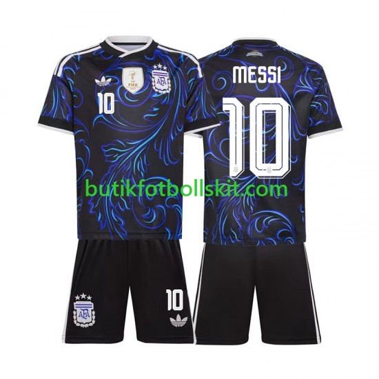 Argentina Lionel Messi 10 Barn Borta Matchtröja World Cup 2026 Kortärmad