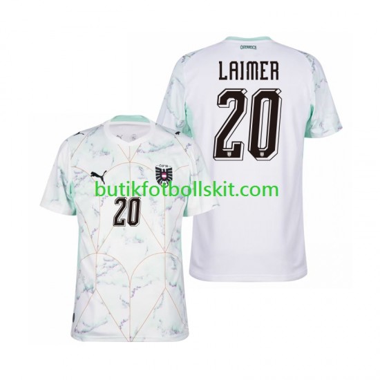 Österrike Konrad Laimer 20 Män Borta Matchtröja World Cup 2026 Kortärmad