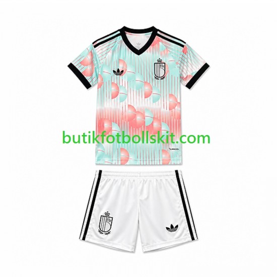 Belgien Barn Borta Matchtröja World Cup 2026 Kortärmad