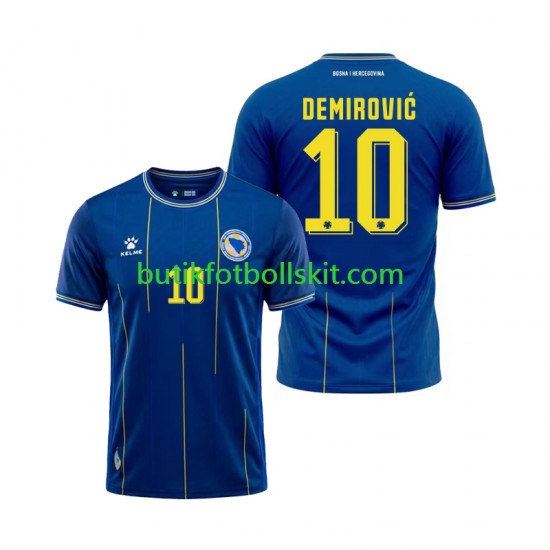 Bosnien Hercegovina Ermedin Demirovic 10 Män Hemma Matchtröja World Cup 2026 Kortärmad