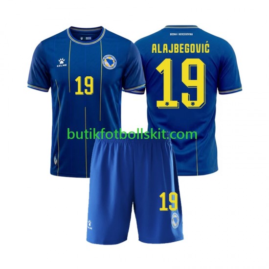 Bosnien Hercegovina Kerim Alajbegovic 19 Barn Hemma Matchtröja World Cup 2026 Kortärmad