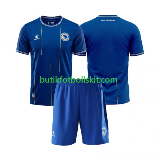 Bosnien Hercegovina Barn Hemma Matchtröja World Cup 2026 Kortärmad