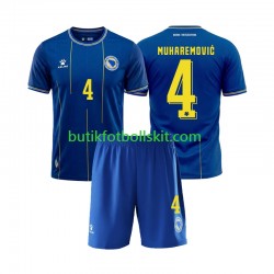 Bosnien Hercegovina Tarik Muharemovic 4 Barn Hemma Matchtröja World Cup 2026 Kortärmad