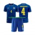 Bosnien Hercegovina Tarik Muharemovic 4 Barn Hemma Matchtröja World Cup 2026 Kortärmad