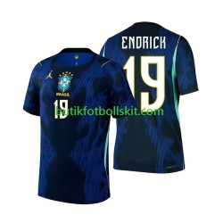 Brasilien Endrick 19 Män Borta Matchtröja World Cup 2026 Kortärmad