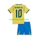 Brasilien Neymar JR 10 Barn Hemma Matchtröja World Cup 2026 Kortärmad