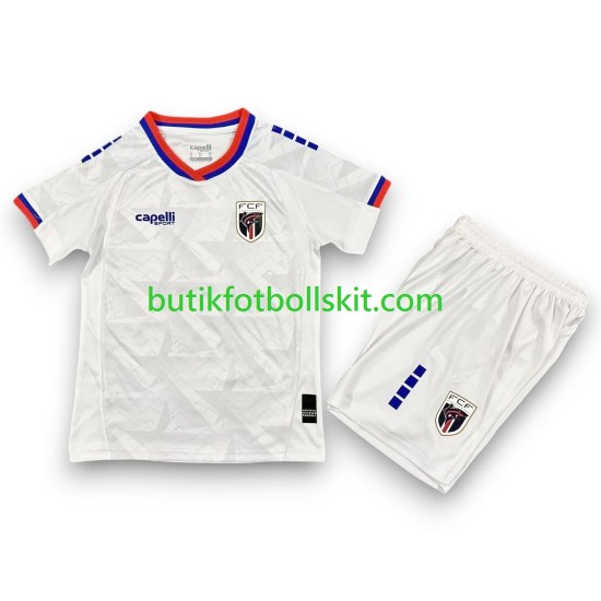 Cape Verde Barn Borta Matchtröja World Cup 2026 Kortärmad