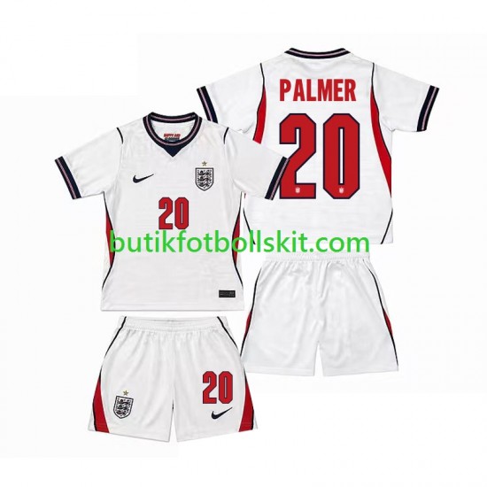 England Cole Palmer 20 Barn Hemma Matchtröja World Cup 2026 Kortärmad