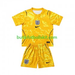 England Målvakt Barn Fjärdes Matchtröja World Cup 2026 Kortärmad