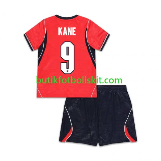 England Harry Kane 9 Barn Borta Matchtröja World Cup 2026 Kortärmad