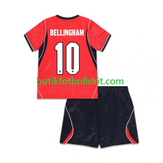 England Jude Bellingham 10 Barn Borta Matchtröja World Cup 2026 Kortärmad