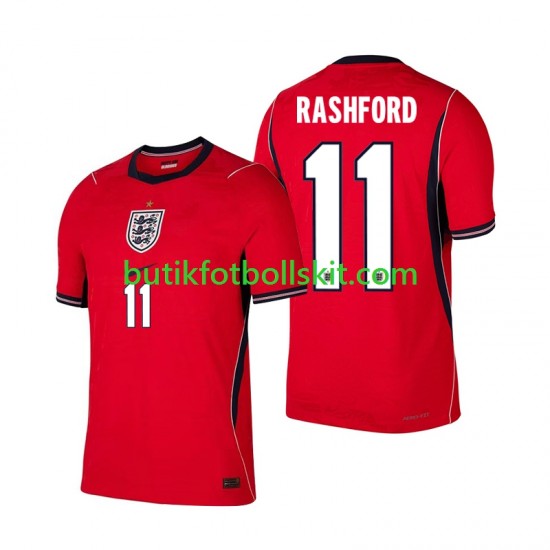 England Marcus Rashford 11 Män Borta Matchtröja World Cup 2026 Kortärmad