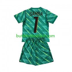 Frankrike Brice Samba 1 Målvakt Barn Tredje Matchtröja World Cup 2026 Kortärmad