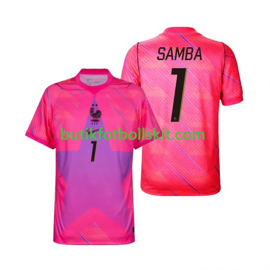 Frankrike Brice Samba 1 Målvakt Män Borta Matchtröja World Cup 2026 Kortärmad