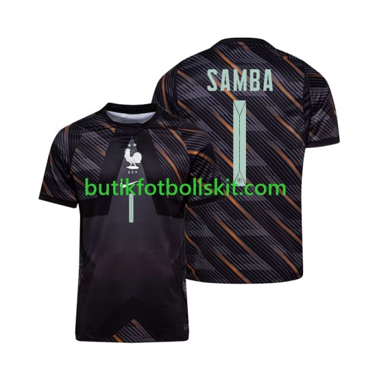 Frankrike Brice Samba 1 Målvakt Män Hemma Matchtröja World Cup 2026 Kortärmad