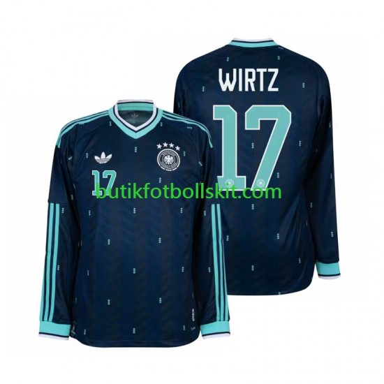Tyskland Florian Wirtz 17 Män Borta Matchtröja World Cup 2026 Långärmad