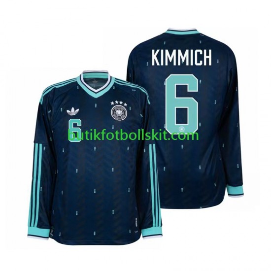 Tyskland Joshua Kimmich 6 Män Borta Matchtröja World Cup 2026 Långärmad