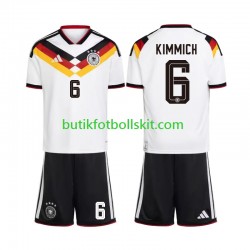 Tyskland Joshua Kimmich 6 Barn Hemma Matchtröja World Cup 2026 Kortärmad
