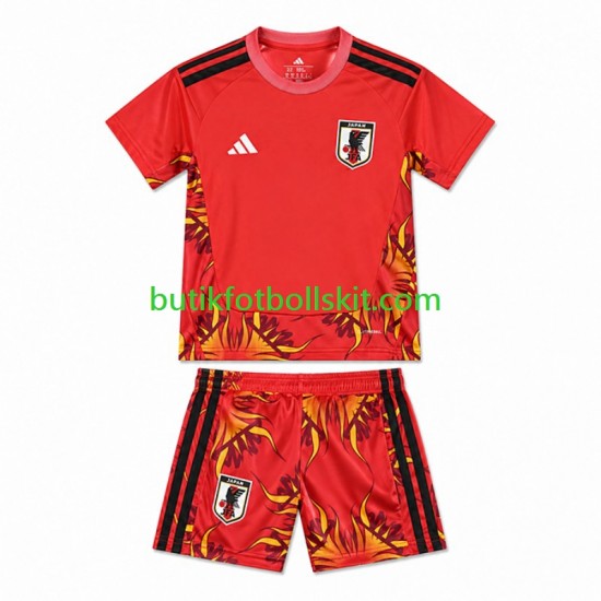 Japan Målvakt Barn Hemma Matchtröja World Cup 2026 Kortärmad