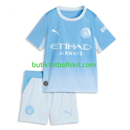 Manchester City Barn Hemma Matchtröja 2026/27 Kortärmad
