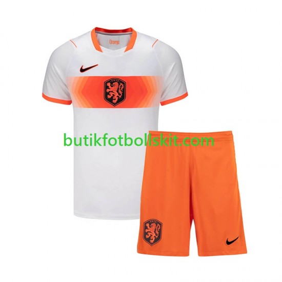 Nederländerna Barn Borta Matchtröja World Cup 2026 Kortärmad
