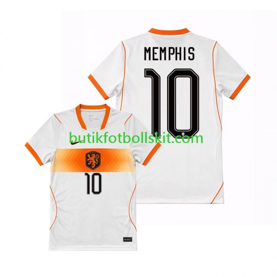Nederländerna Memphis Depay 10 Män Borta Matchtröja World Cup 2026 Kortärmad
