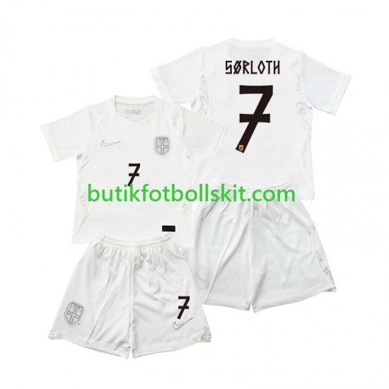Norge Alexander Sorloth 7 Barn Tredje Matchtröja World Cup 2026 Kortärmad